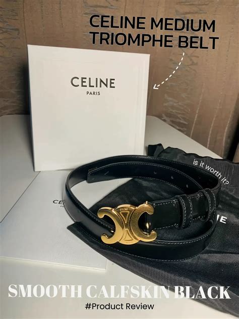 รีวิวเข็มขัดCeline Triomphe  .